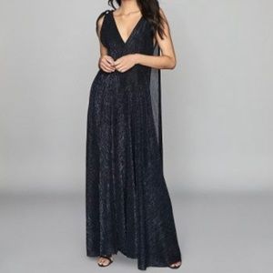 REISS Vivienne-Lurex dress